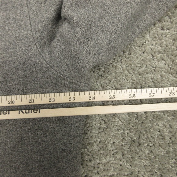 Untuckit Sweater Mens XL Gray Parkson Reg Knit 1/4 Snap Mock Neck Fleece Golf - Picture 7 of 9